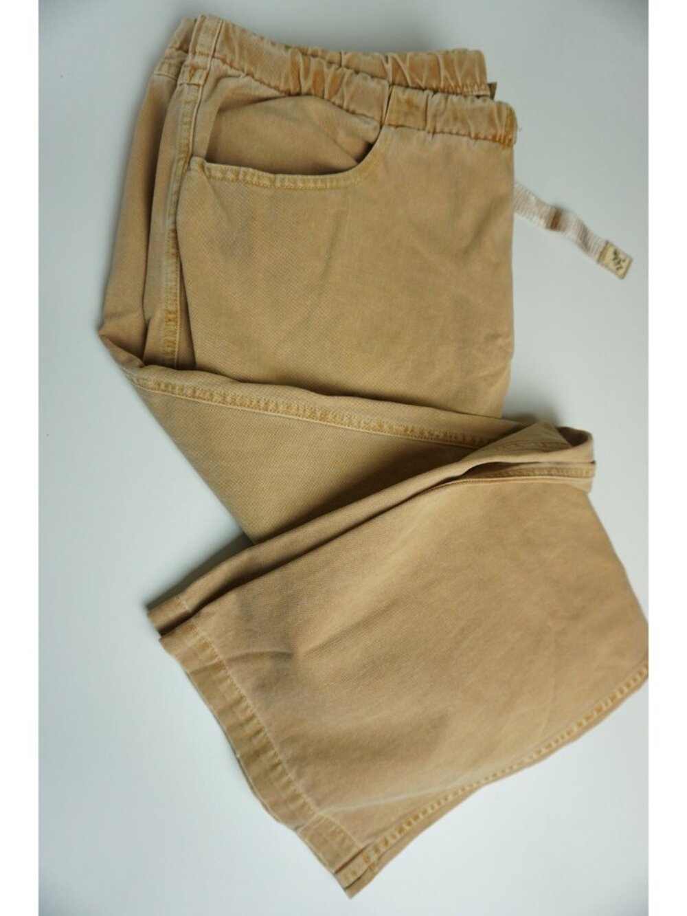 Gramicci Khaki Brown 100% Cotton Casual Buckle Front Pants Sz 10 - Picture 6 of 9